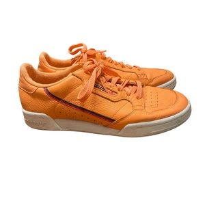 Men’s adidas Continental 80 Easy Orange Sneakers Size 8 EUC